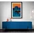 Plakat s paspartujem morje polno rib - 40x60 silver