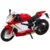 Športni motocikel LEAN TOYS, kovinski, rdeče-bel, 1:12