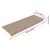 Vidaxl Samolepilne preproge za stopnice sisal 15 kosov 65x21x4 cm bež