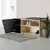 Hanah home Cipelarnik 104x37x47cm Hrast-Antracit