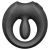 Zalo Apis Vibrating Couples Ring with App Obsidian Black