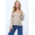 Trend Alacati Stili Ženska bluza dugih rukava Alc-X12929, Smeđa
