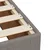 Vidaxl Box spring postelja z vzmetnico taupe 140x200 cm blago