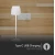 LED prigušiva punjiva stolna lampa LED/2,7W/5V 3000-6000K 1800 mAh bela