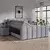 Boxspring Krevet Elysia 160/220 cm , svetlosiva