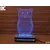 Black Cut 3D Lampa Sova, Svetloplava
