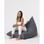 ATELIER DEL SOFA Lazy bag Pyramid Big Bed Pouf Fume