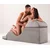 Liberator Aria Flip Chaise Grey
