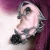Uhani ALCHEMY GOTHIC - Black Rose Earwrap - E410