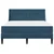 Okvir kreveta s madracem s madracem Plava 120 x 200 cm Baršun