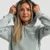 GymBeam Ženska dukserica Limitless Longline Eucalypt