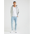 Tommy Jeans Majica TJM ORIGINAL JERSEY V NECK TEE, bela