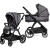 Muuvo Kolica za bebe Trick 2u1, 0-22 kg, Siva