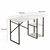 HANAH HOME Radni sto Vienna White