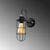 Opviq Zidna lampa E27 Socket, Crno-Zlatna