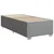 Vidaxl Box spring postelja z vzmetnico svetlo siva 90x190 cm blago