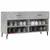 Klupa za cipele siva boja betona 102x35x55 cm konstruirano drvo