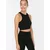 Trendyol Black Seamless/Seamless Lightly Supported/Shaping Knitted Sports Bra