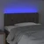 Vidaxl LED posteljno vzglavje taupe 100x7x78/88 cm blago