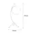 Opviq Yay 5012 Stona lampa, Bronza