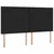 Krevet s od storage s uzglavljem Crna 180 x 200 cm Tkanina