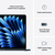 Apple MacBook Air 15 prenosnik, Midnight, 38,9cm (15,3), M4 10C CPU/10C GPU, 16GB, 256GB, macOS (mw1l3cr/a)