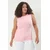 Trendyol Curve Ženska bluza Tbbss25Af00089, Roze