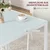 Homestar Jedilna miza 75x75x75 cm bela
