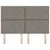 Vidaxl Vzglavje Taupe 160 cm blago