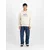 ALPHA INDUSTRIES Majica kremna/vijolično modra