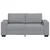 vidaXL Dvosed svetlo siv 180x77x82 cm blago