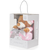 Cangaroo Baby ćebe 90-75cm sa plišanom igračkom addie bear pink ( CAN1657 )