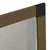 Vidaxl Komarnik za okna rjav 90x120 cm