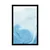 Plakat čudovita modra abstrakcija - 30x45 silver