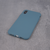 Silikonski ovitek za iPhone SE 2020/iPhone 7/iPhone 8 - mat sivo moder