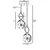 Conceptum Hypnose Luster Morino, 70cm, 25 cm, E27