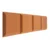 Akustični panel trapez 50 x 50 cm, debelina 5 cm, rjava barva