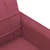 Trosjed od tkanine crvena boja vina 180 cm