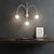 Opviq zidna lampa Vault 20950-A, 3 × G9, krem