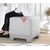 Atelier del Sofa Tabure Lenover, 50x47x50cm, Sivi