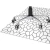 Decormat Podloga za stol Geometric shapes 140x100 cm 2 cm