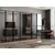 Hanah Home ormar sa reflektujućim staklom Nisa 20653, 315 cm, dore