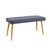 HANAH HOME Trpezarijski sto sa 2 klupe Costa 1048 Atlantic Pine Dark Blue