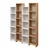 Hanah Home Polica 33,6x180x25cm Hrast-Bela