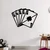 Wallity Zidna dekoracija Kare As, 60x45 cm, 1.2mm, Crna