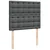 Vidaxl Box spring postelja z vzmetnico temno siva 120x190 cm blago