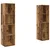 vidaXL Komplet TV omaric 2 pcs Rjava 37 x 37 x 142.5 cm