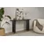 Hanah Home Konzola Sira, 75x35x150 cm, Crna