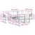 Set vanjskih sofa s jastukom 9 pcs Bijela i krem Poliester