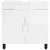 Toaletna jedinica Bijela visokog sjaja 60 x 35 x 60 cm